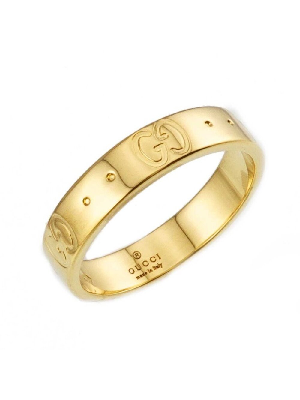 Gucci Icon Ring 18k YG Yellow Gold 750 - Picture 7 of 9